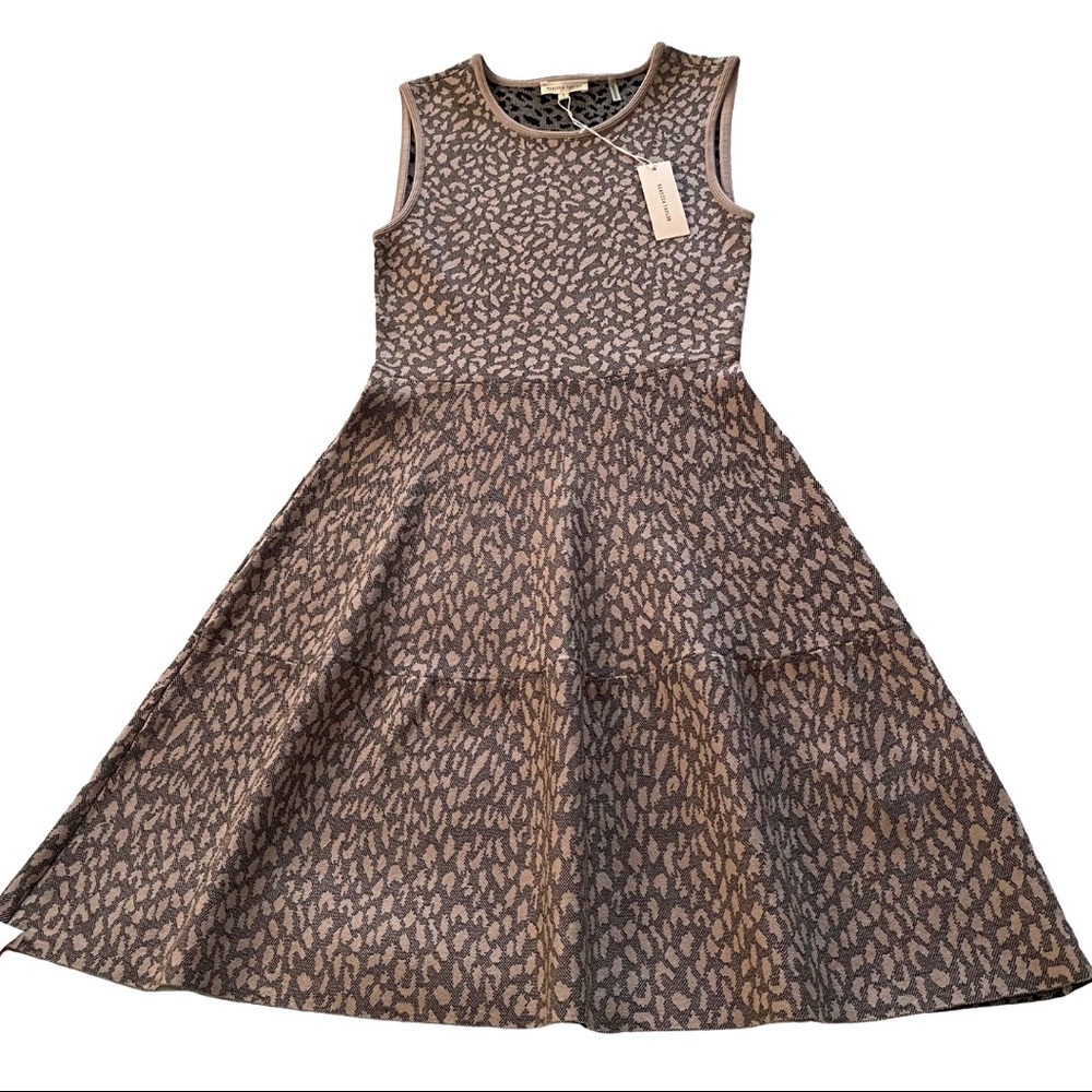 Rebecca Taylor A-Line Animal Dress, size SMALL